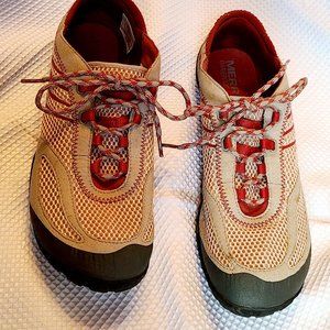 Merrell Barefoot Pace Glove shoe in chili pepper red size 10W